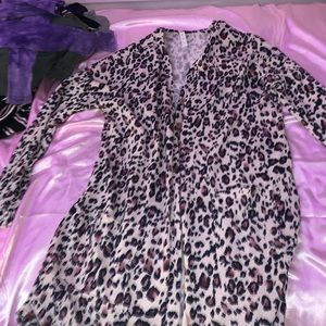 women’s cheetah print cardigan